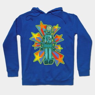 Super Cool Robot with Shooting Stars Hoodie